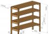 Shelving made from bars: preparation options